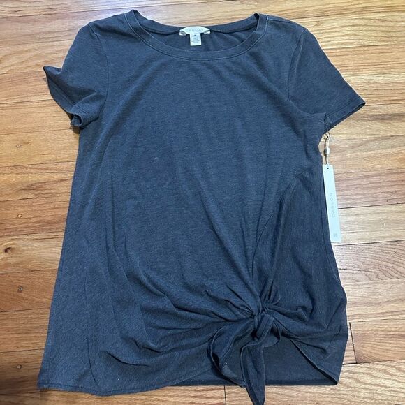 Caslon | Burnout Side Tie T-Shirt - Picture 4 of 5